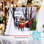 La-La Land Crafts Deer Friends Clear Stamps cl198 winter