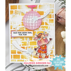 La-La Land Crafts Disco Fever Cling Stamp cl150 dance