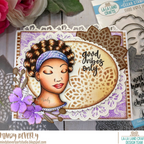 La-La Land Crafts Double Stitched Ovals Dies 8453 good vibes only