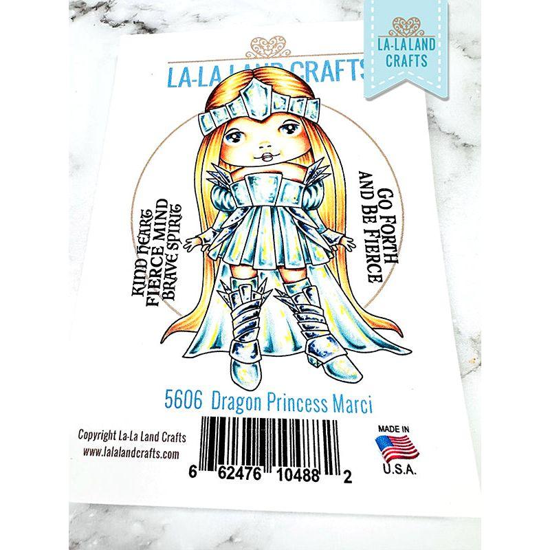 La-La Land Crafts Dragon Princess Marci Cling Stamp 5606
