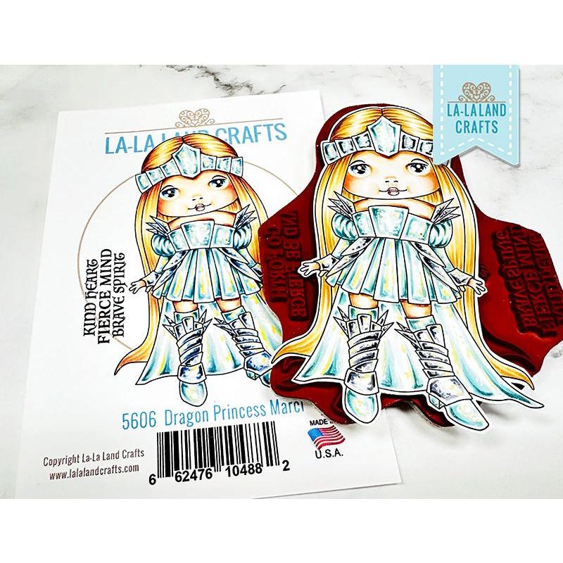 La-La Land Crafts Dragon Princess Marci Cling Stamp 5606 product image