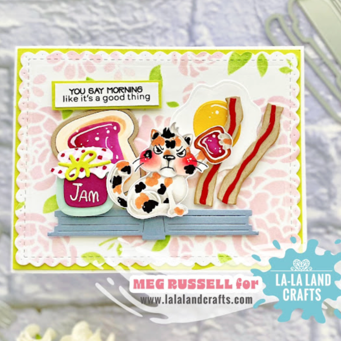 La-La Land Crafts Egg and Bacon Dies 8977 morning