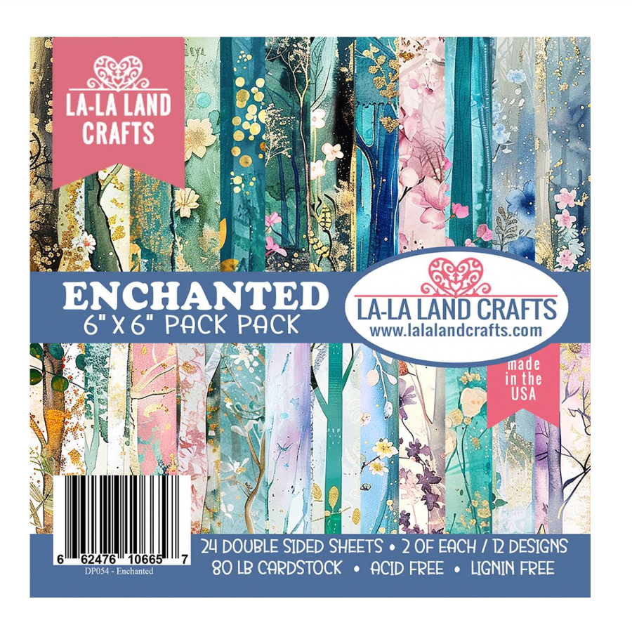 La-La Land Crafts Enchanted 6x6 inch Paper Pack dp054