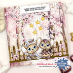 La-La Land Crafts Enchanted 6x6 inch Paper Pack dp054 yellow stars