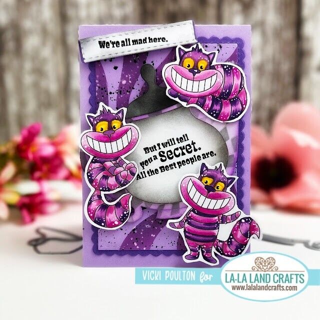 La-La Land Crafts Entirely Bonkers Clear Stamps cl133 mad here