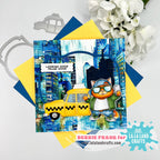 La-La Land Crafts Feline Good Clear Stamps cl191 blue