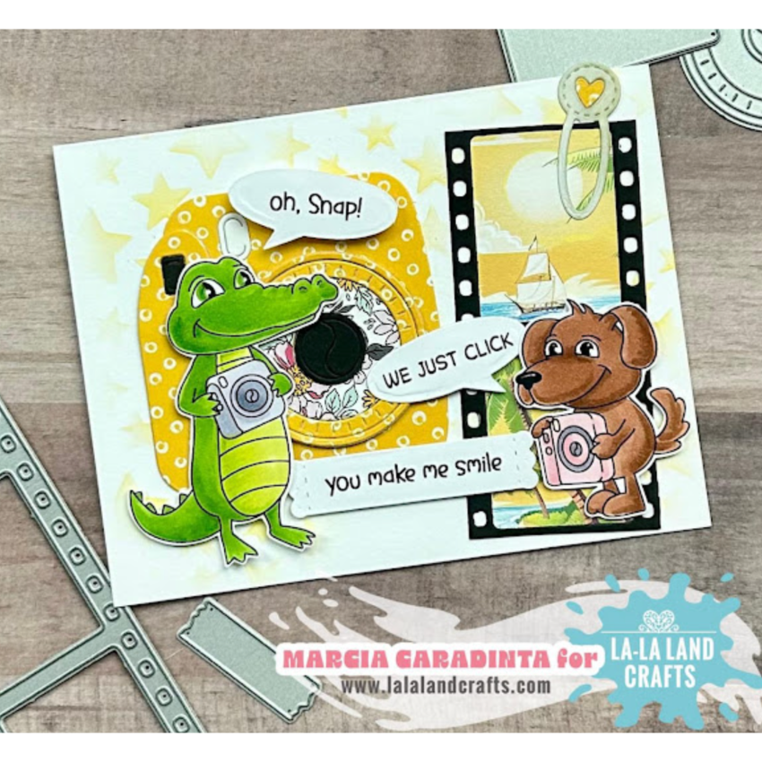 La-La Land Crafts Film Strip Dies 8945 dog