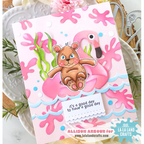 La-La Land Crafts Flamingo Floaty Dies 8885 pink