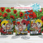 La-La Land Crafts Flying Monkeys Clear Stamps cl143 oz