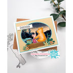 La-La Land Crafts Follow Joy Clear Stamp and Tree Log Die Set thanks
