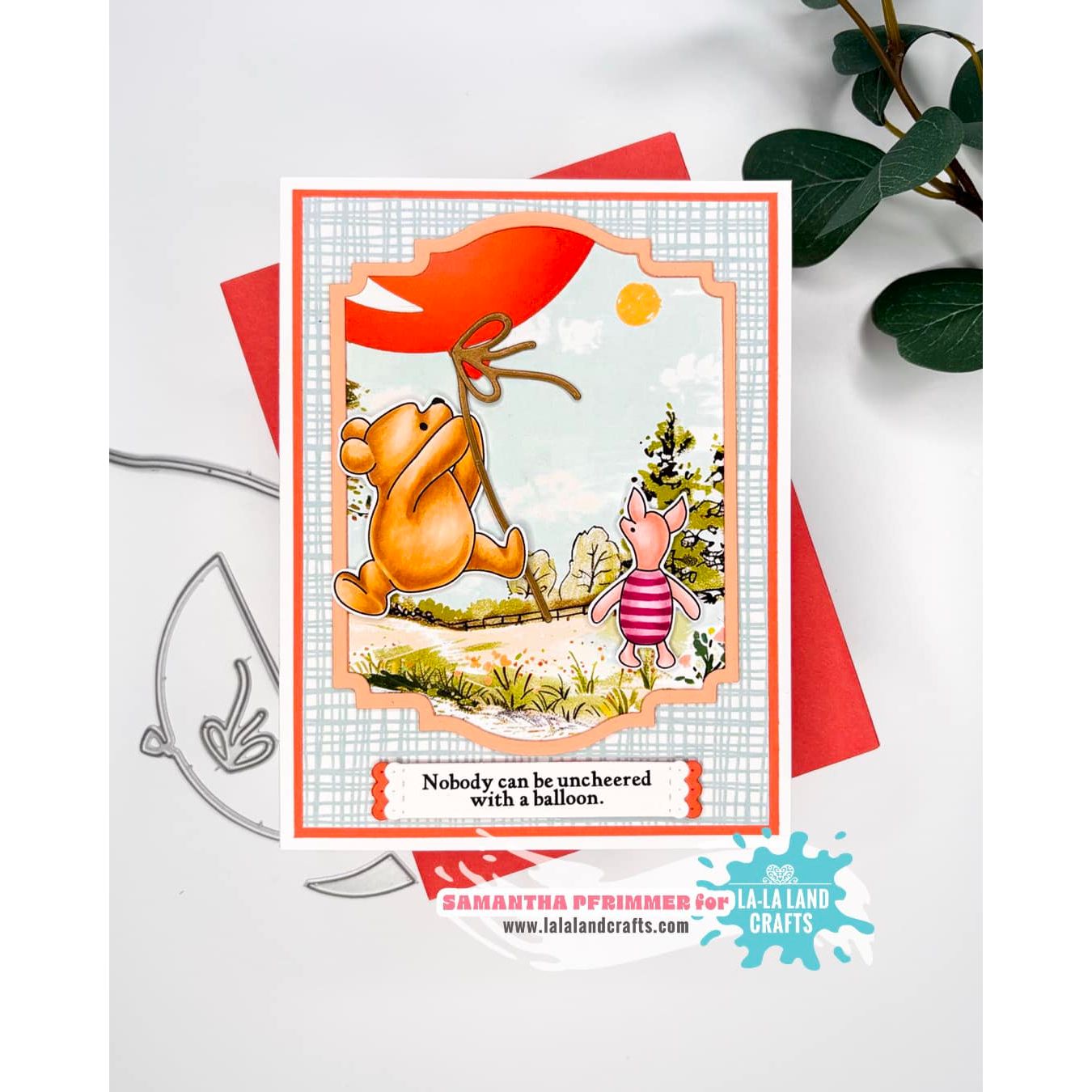 La-La Land Crafts Follow Joy Clear Stamps cl181 balloon