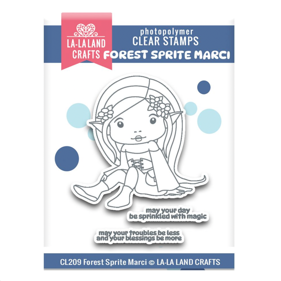 La-La Land Crafts Forest Sprite Marci Clear Stamps cl209