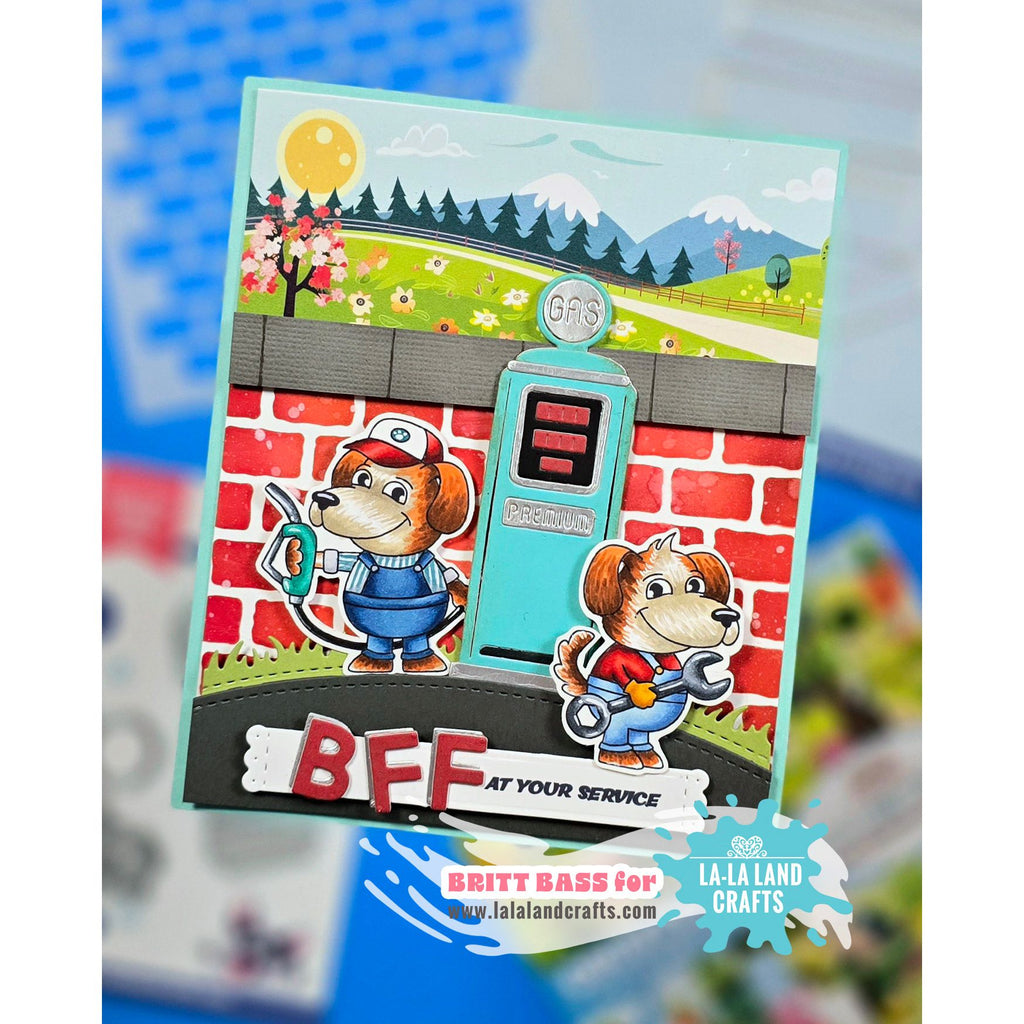 La-La Land Crafts Gas Pump Dies 8973 bff