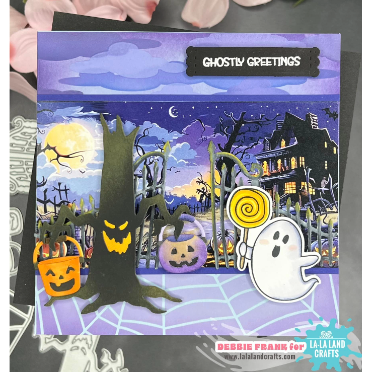 La-La Land Crafts Get Spooky Clear Stamps cl170 greetings