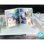 La-La Land Crafts Get Spooky Clear Stamps cl170 spooky