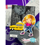 La-La Land Crafts Good Vibes Marci Cling Stamp 5627 full moon