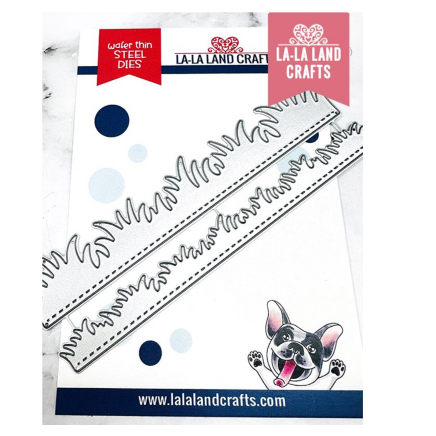 La-La Land Crafts Grass Borders Dies 8951