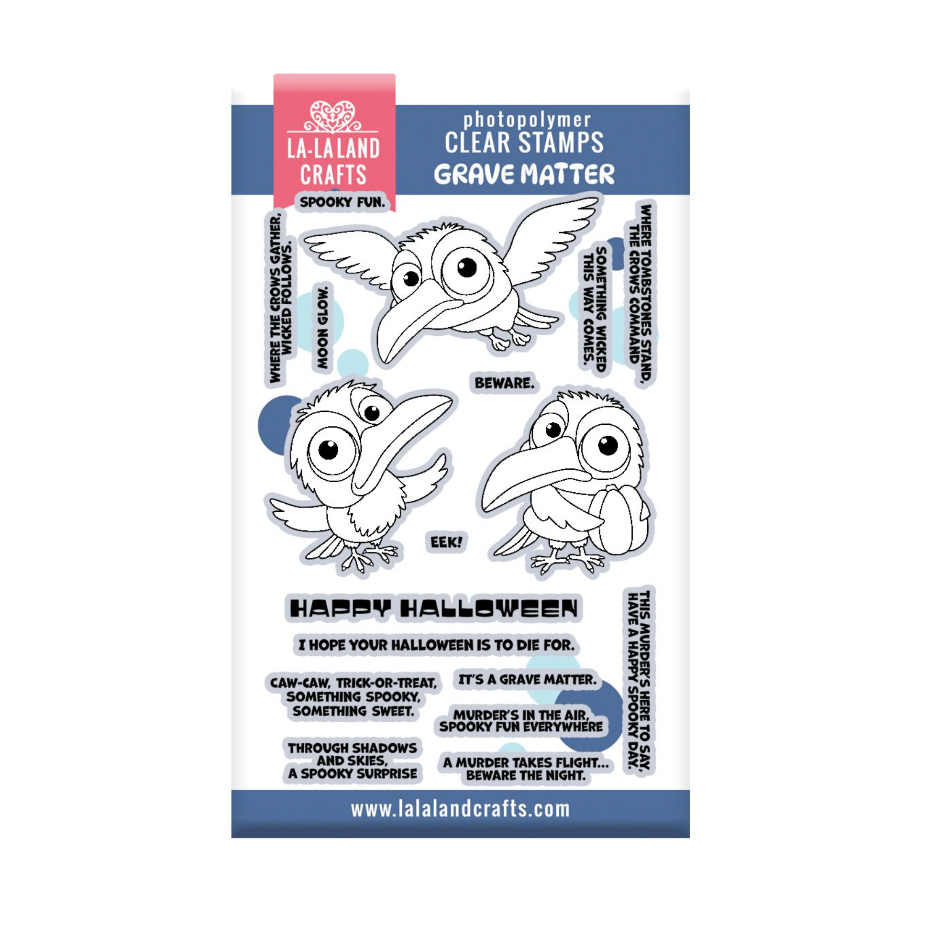 La-La Land Crafts Grave Matters Clear Stamps cl202