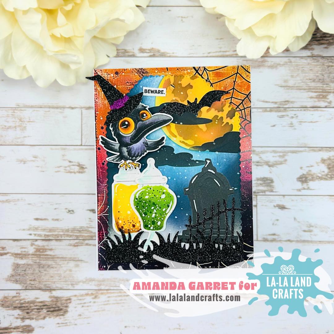 La-La Land Crafts Grave Matters Clear Stamps cl202 potions