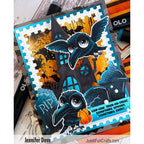 La-La Land Crafts Grave Matters Clear Stamps cl202 pumpkin