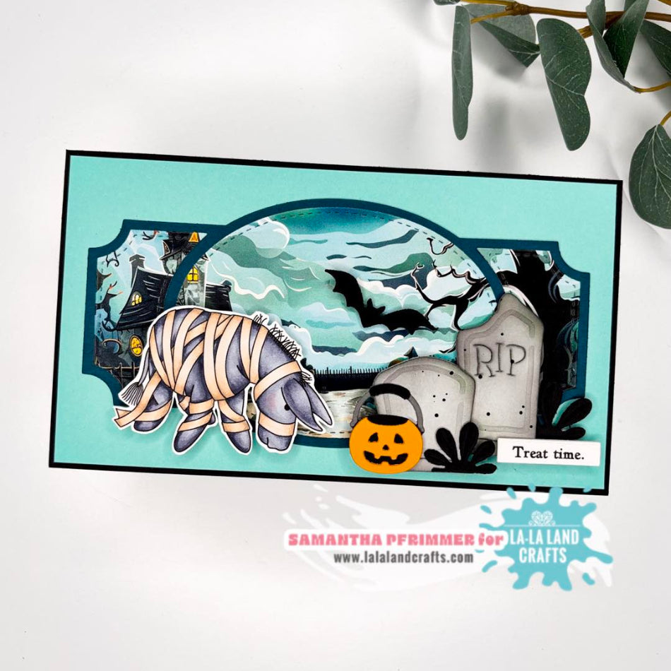 La-La Land Crafts Gravestones Dies 8966 treat time