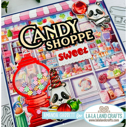 La-La Land Crafts Gumball Machine Dies 8803 candy shoppe