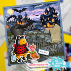 La-La Land Crafts Halloween Cheer Clear Stamps cl201 boo