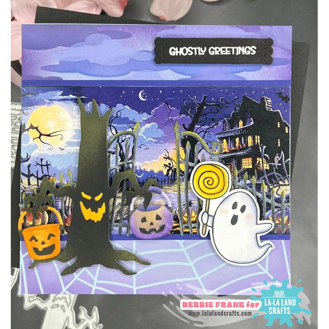 La-La Land Crafts Halloween Pails Dies 8891 ghost