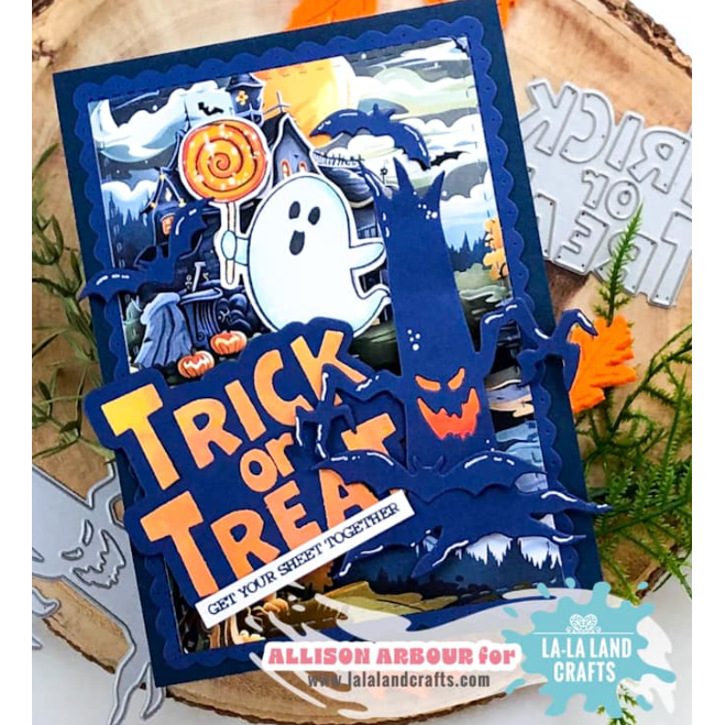 La-La Land Crafts Halloween Stencils st039 ghost