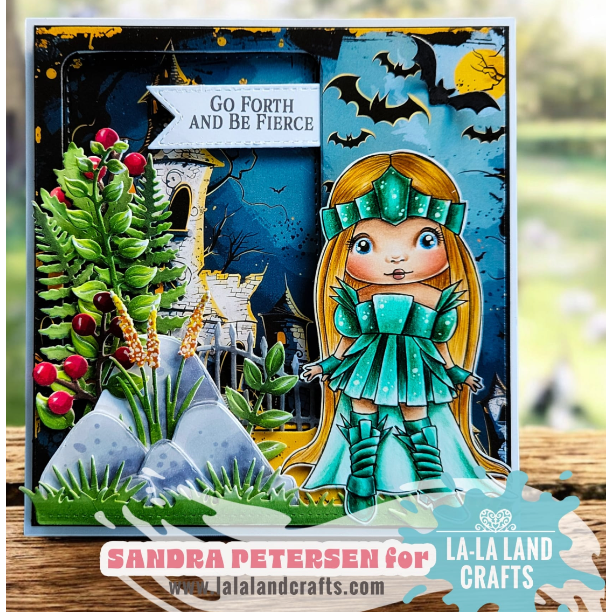La-La Land Crafts Haunted 6 x 6 Inch Paper Pad dp043 bats