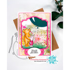La-La Land Crafts Hold On Tight Clear Stamps and Partial Balloon Die Set balloon