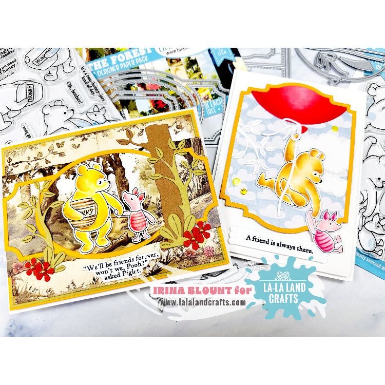 La-La Land Crafts Hold On Tight Clear Stamps cl182 friends