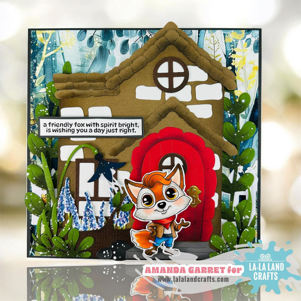 La-La Land Crafts House Add-On 1 Dies 8986 friendly fox