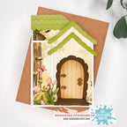La-La Land Crafts House Add-On 2 Dies 8987 wooden door