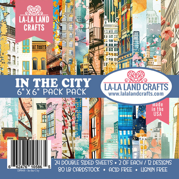 La-La Land Crafts In the City 6x6 inch Paper Pack dp048 – Simon