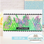 La-La Land Crafts LEFT BUTTERFLY Dies 8678 you're the sweetest