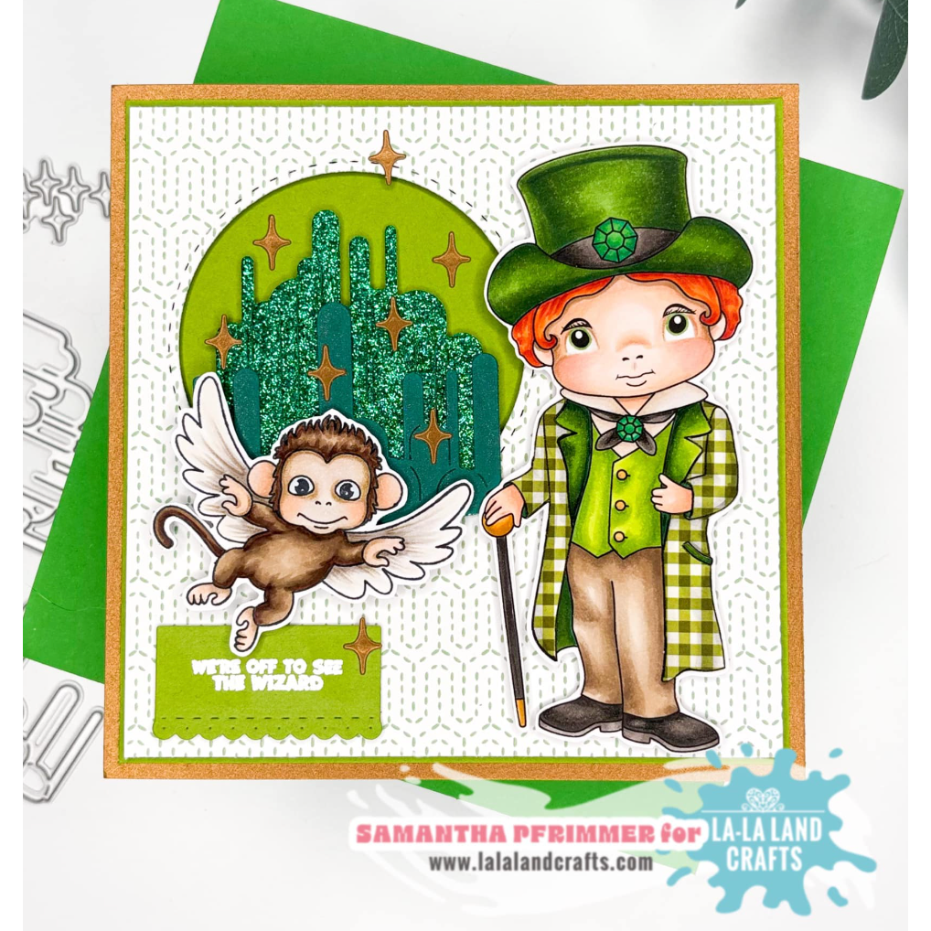 La-La Land Crafts Large City of OZ Dies 8810 monkey