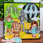 La-La Land Crafts Large Hot Air Balloon Dies 8806 emerald city