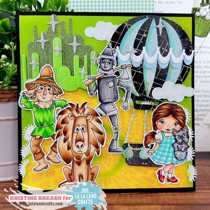 La-La Land Crafts Large Hot Air Balloon Dies 8806 emerald city