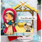 La-La Land Crafts Large North Star Die 8904 sheep