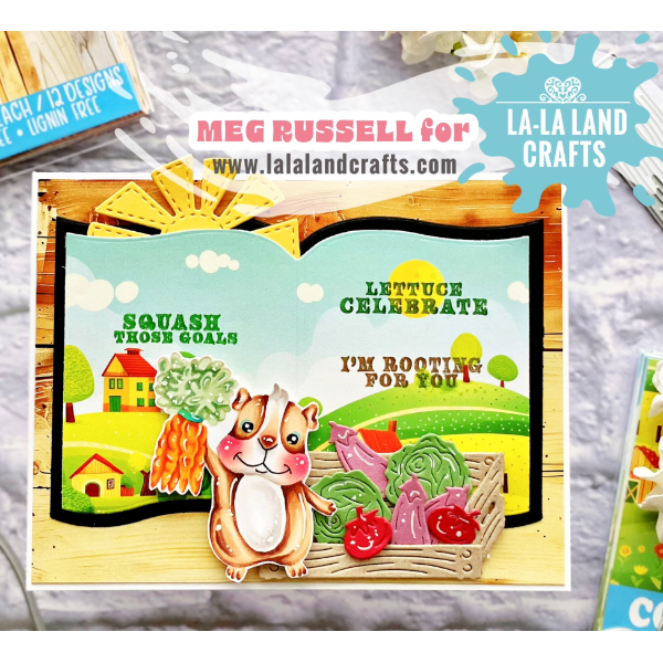 La-La Land Crafts Lettuce Celebrate Clear Stamps cl155 veggies