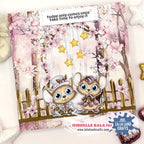 La-La Land Crafts Little Wonders Clear Stamps cl206 cherry blossoms