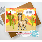 La-La Land Crafts Llamazing Clear Stamps cl173 sun