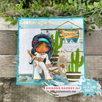 La-La Land Crafts Macrame Hanging Die 8947 cactus