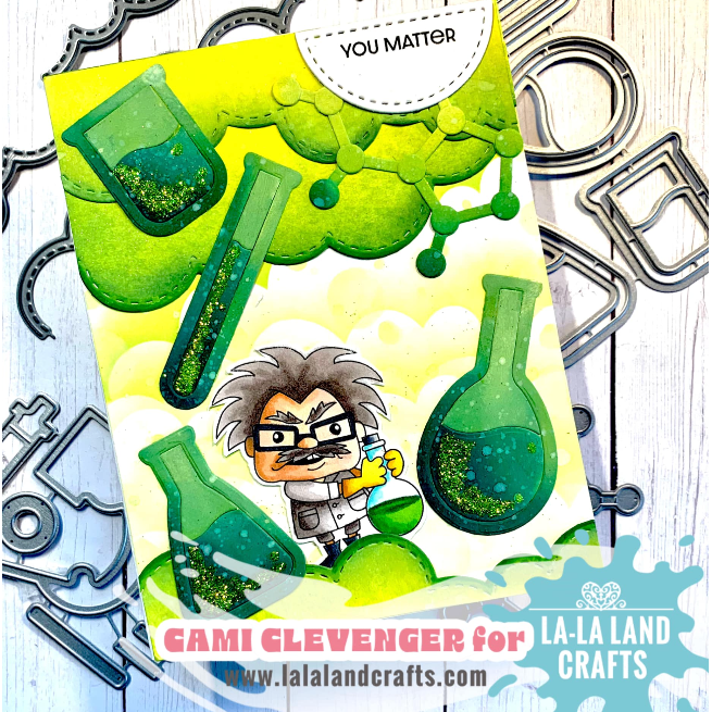 La-La Land Crafts Microscope Dies 8915 green
