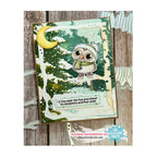 La-La Land Crafts Moon Frame Dies 9028 forest background card
