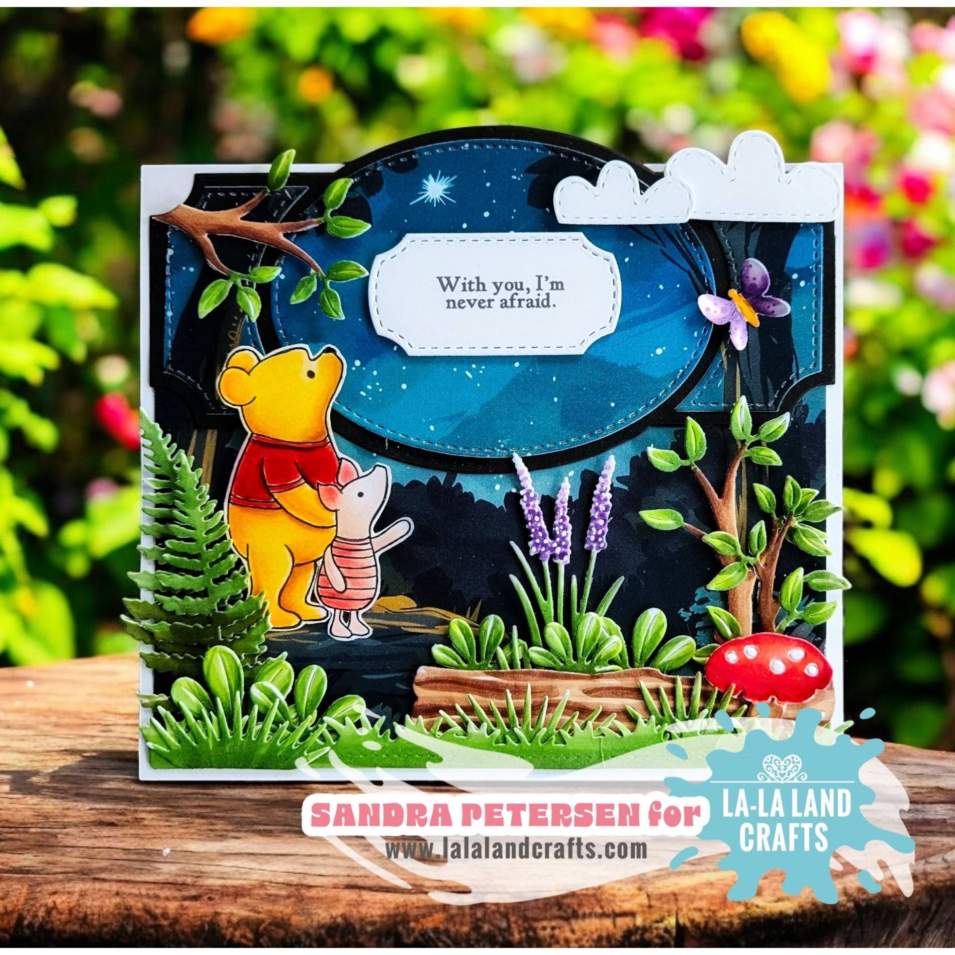 La-La Land Crafts More Friendly Clear Stamps cl180 night sky