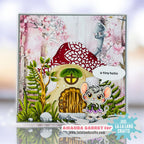 La-La Land Crafts Mushroom House Dies 8990 gray mouse