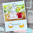 La-La Land Crafts Not Morning Cats Clear Stamps cl161 eggs