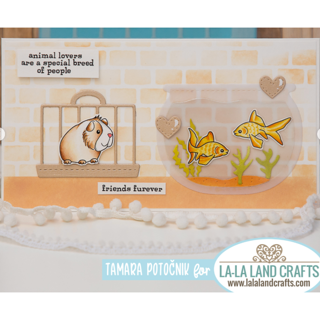La-La Land Crafts Pet Cage Die 8795 friends